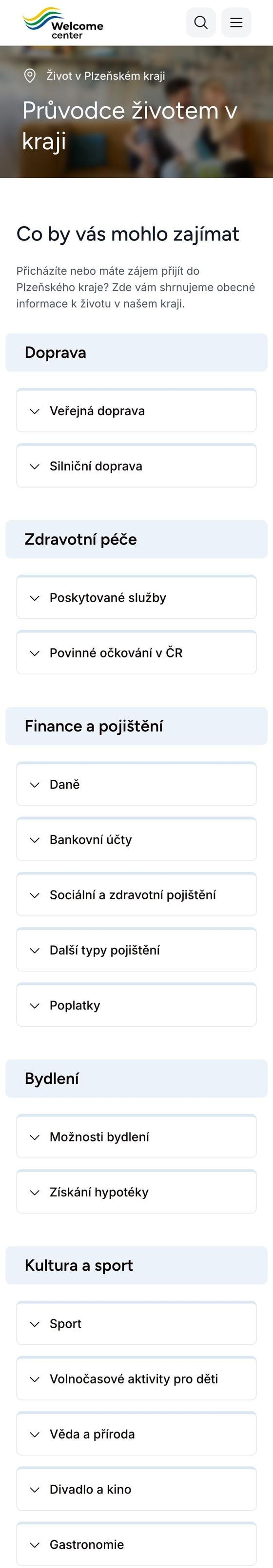 Průvodce na telefonu